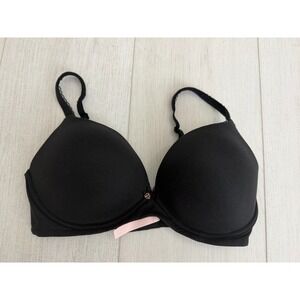 Victoria's Secret Body by Victoria No-Wire Bra Sz 34DD Black